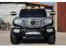 Masina electrica Mercedes G-Force 2x30W 12V cu Music Player, Scaun Tapitat